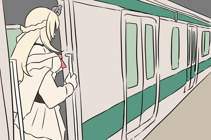 「長袖 電車内」のTwitter画像/イラスト(古い順)