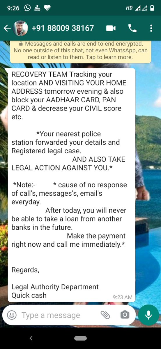 EMI02602007's tweet photo. @ChhattisgarhCMO @dmawasthi_IPS86 @SPDurg
@DurgPoliceCG
The Illegal #Irupee #cashtrain #icredit #snapit #credime #flashrupee #pandarupe
agent 8586052519
#Harrasing women #Threat #abusive
@AmitShahOffice
@helping_women pls help
@RBI @RBIsays no one #nbfc following ur #guideline https://t.co/xF2W1vREoJ