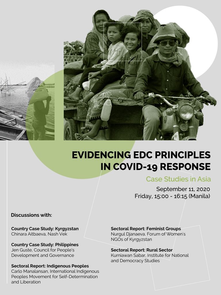 CSOPartnership_'s tweet image. ⚠️Don&apos;t miss today&apos;s #webinar @ 3PM Manila⚠️: “Evidencing #EffectiveDevelopmentCooperation principles in #Covid19Response” with @CSOPartnership_  &amp;amp; @realityofaidAP  

Sign up bit.ly/3gT9yZb

#DevelopmentEffectiveness #DevCoop #Covid19 #CovidAsia  #SDGs
…