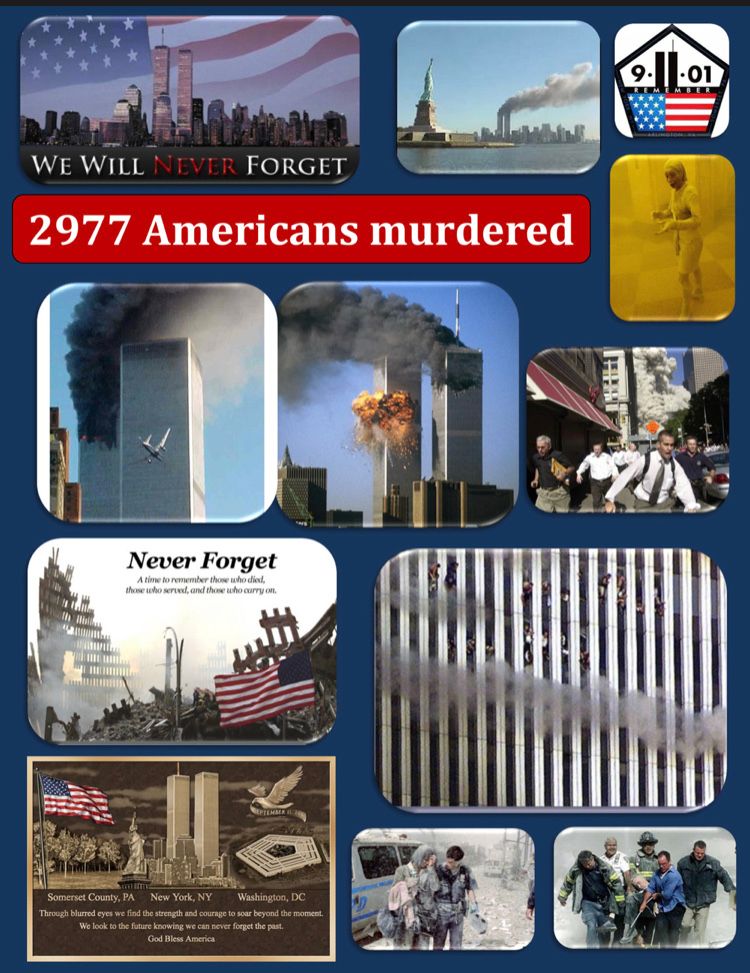 In memory of the victims.  
19 yrs ago. 
Never forget!