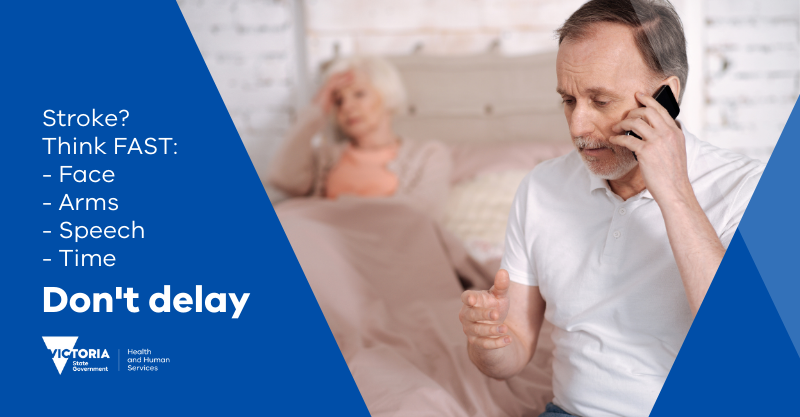Stroke is always a medical emergency and stroke doesn’t stop for #COVID19 If you delay calling (000) it could result in a longer hospital stay, serious disability or even death. It is not worth the risk! <a href="/DanielAndrewsMP/">Dan Andrews</a> #dontdelay
