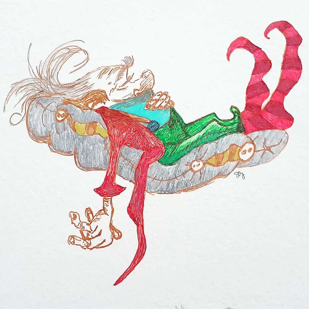 slyconcepts's tweet photo. Siesta

#doodles #sketchbookart #sketch #slyconcepts #sly #concepts #elf #stockings #gnome #fantasy #character #siesta #art #instaarts

📸 https://t.co/7n1GGA907k via https://t.co/XBaNFKmhMK https://t.co/fxtiE0vQ5B