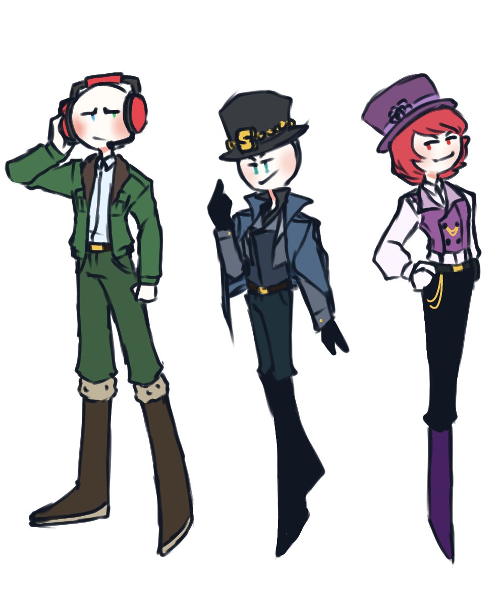 Raydoeswhat's tweet photo. Some Henry stickmin designs that i made cause i somehow got dragged into the game again :v 
#HenryStickmin #HenryStickminFanArt 
#HenryStickmincollection https://t.co/ZEflQacjp7