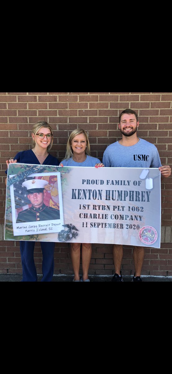 Beckyjhump's tweet photo. PFC Kenton S Humphrey graduates from US Marine Basic Training on Sept 11, 2020. I’m a proud momma! https://t.co/7FNd4ZYroW