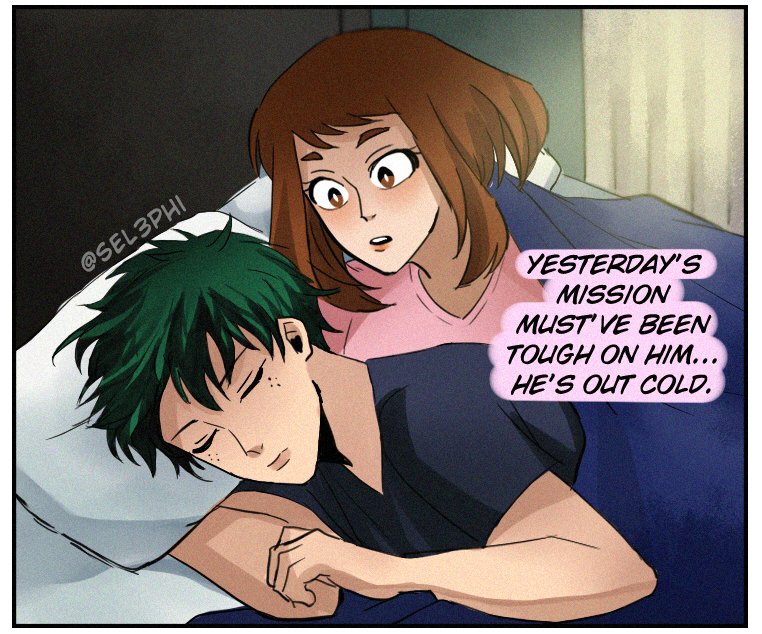 sel3phi's tweet photo. Charging 😴
#bnha #izuocha #出茶 #デク茶 https://t.co/hlWtWCiiB5