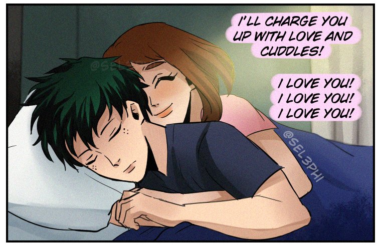 sel3phi's tweet photo. Charging 😴
#bnha #izuocha #出茶 #デク茶 https://t.co/hlWtWCiiB5
