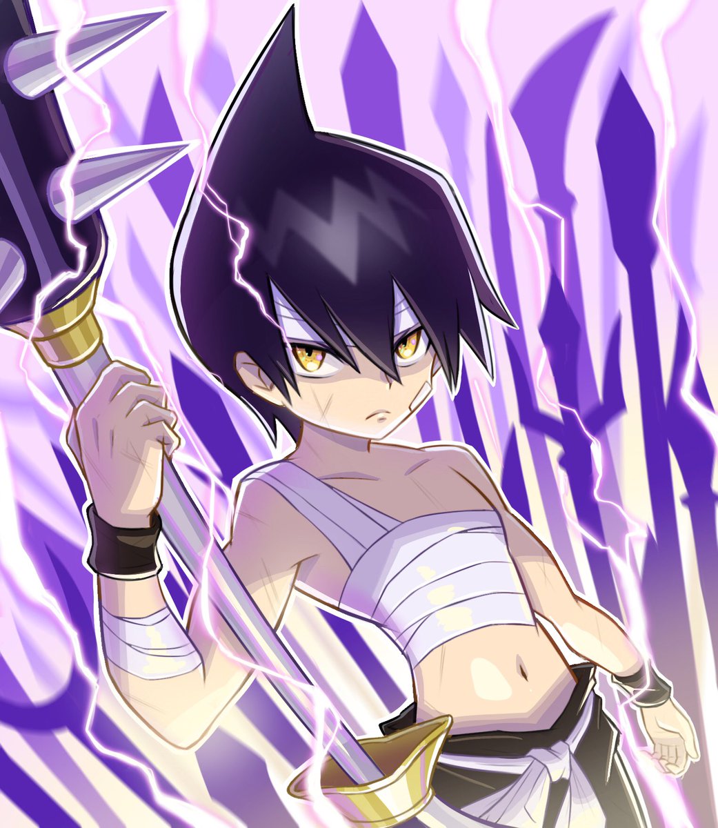 バクモン シャーマンキングの道蓮を描いてみました シャーマンキング 道蓮 イケメン 漫画 アニメ好きと繋がりたい アニメ 描いてみた イラスト好きな人と繋がりたい イラスト 雷 槍 武器 T Co Lwhkwmv0ow Twitter