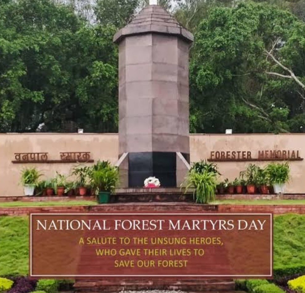 aakashbadhawan's tweet photo. Let’s take a day to remember and honour the sacrifices made by the Forest Personnel of the nation. 
Lest we forget.

Jai Hind

@ParveenKaswan @RandeepHooda @DharmendraIPS_ @dhruman39 @ratnsanjayips @NalinYadavIFS https://t.co/QgF7dyC1UB