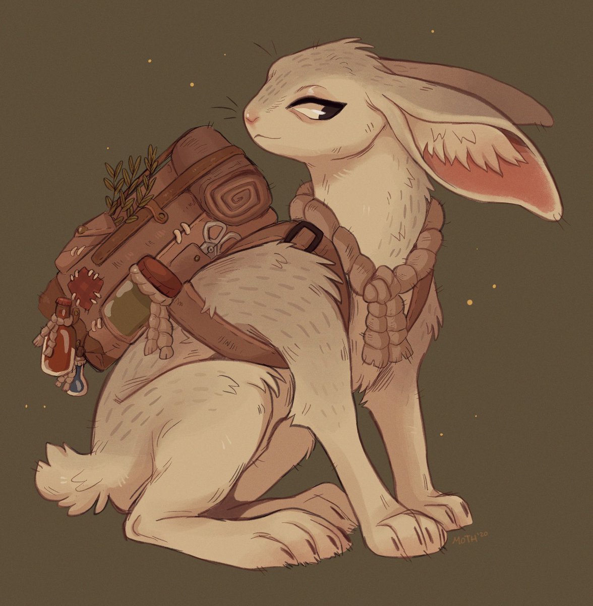 Moth_Sprout's tweet photo. Adventure rabbit! https://t.co/Cl8ef3B4xg