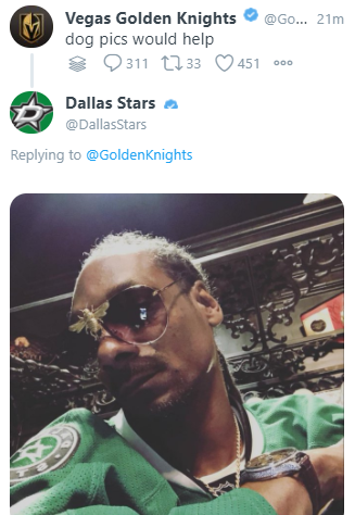 dmn_stars's tweet photo. Woof. 😂 #GoStars https://t.co/SogjMDVQee