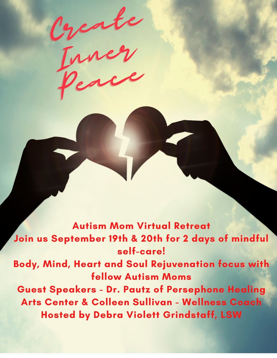 debbiebird40's tweet photo. Ready to Rejuvenate and Renew? This is the perfect time of year to fill your cup with self-care!  Autism Mom Tribe: Let's join together in community and experience transformation. Learn more about the Upcoming Virtual Retreat, click here: https://t.co/JbeX1afsYh https://t.co/BnoJctRNdl