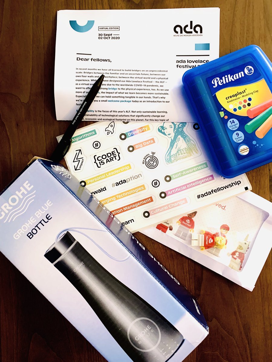 Unboxing the welcome package for the upcoming #adafellowship Ada Lovelace Festival! Looking forward to another eye-opening and thought-provoking event. Thanks <a href="/SwissRe/">Swiss Re</a> for this great opportunity. 
<a href="/join_ada/">ada</a> #DigitalTransformation