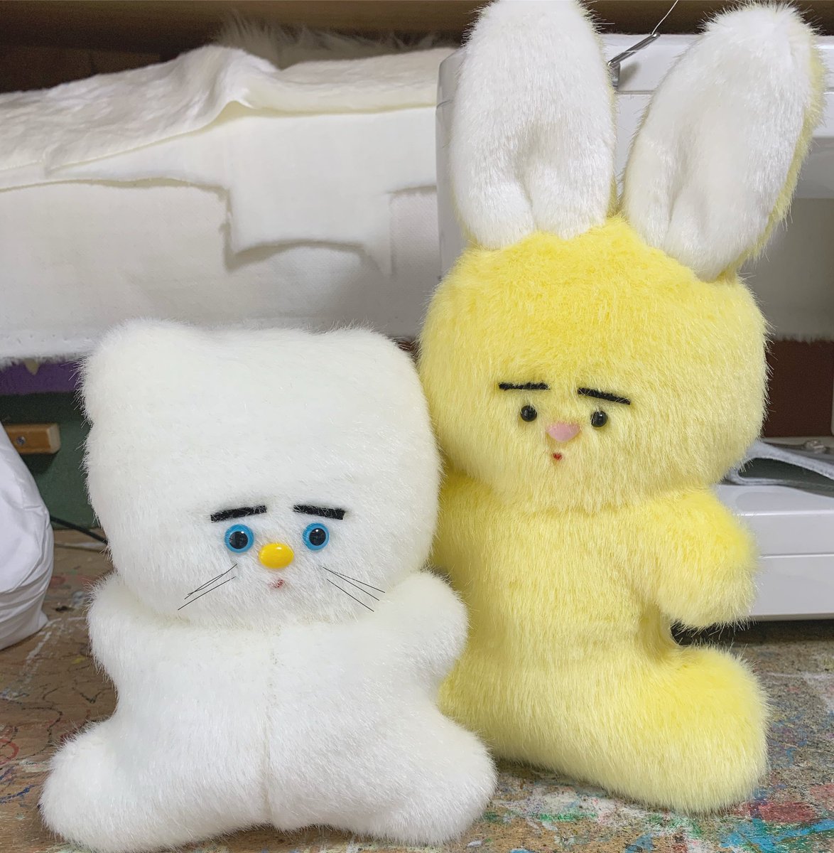 片岡メリヤス 猫とうさぎ 片岡メリヤス 猫とうさぎ