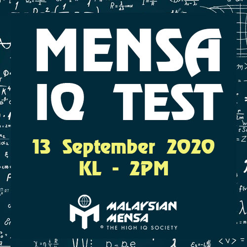 malaysianMENSA's tweet photo. Hi Everyone!
The #malaysianMENSA's KL/Selangor #MENSAtesting takes place every second Sunday of the month, 2pm.
Registration for this Sunday's test will close by this Saturday, 12pm.
Click on the link to register for the Mensa admission test: https://t.co/cHdp5yqPC4 https://t.co/fwXL7b7Xwt