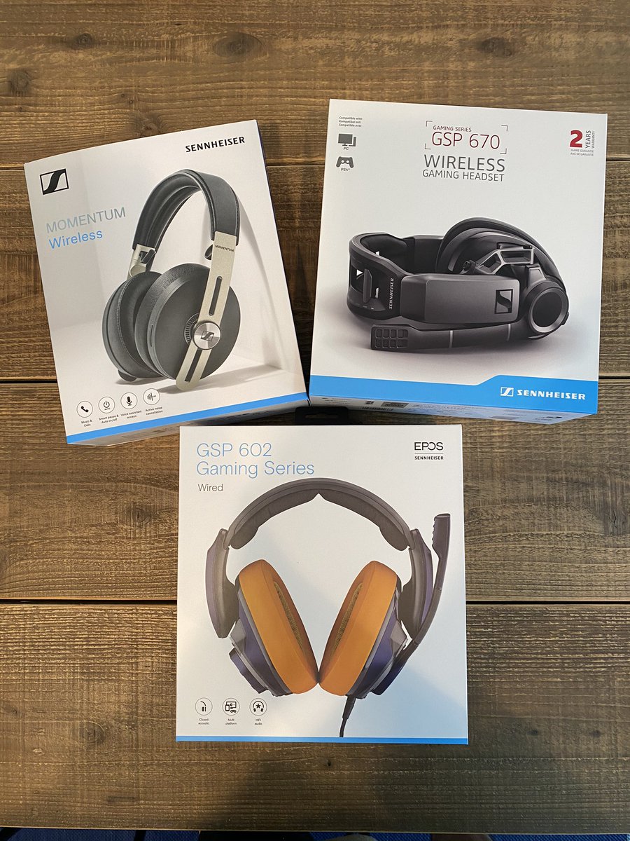 i2key's tweet photo. #GSP602 がドイツから届いた。音楽用、仕事&ゲーム用1、仕事&ゲーム用2揃った。 https://t.co/oi5vrGydRk