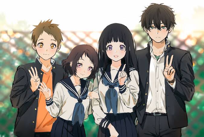 Hyouka (8.2/10)Energy-conservative high school student Houtarou Oreki ends up with more than he bargained for when he signs up for the Classics Club at his sister's behest—especially when he realizes how deep-rooted the club's history really is.