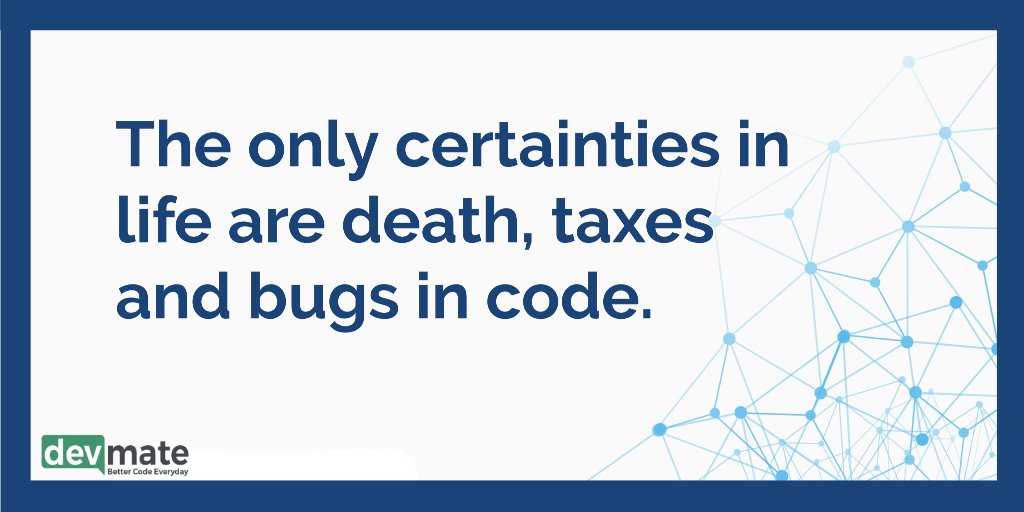 devmateSoftware's tweet image. Wanna know how to simply reduce bugs?

devmate.software

#devmate #unittesting #programming #softwareengineering #softwaredeveloper #coding #bettercode #developers #softwarequality #automatedsoftwaretesting #cleancode