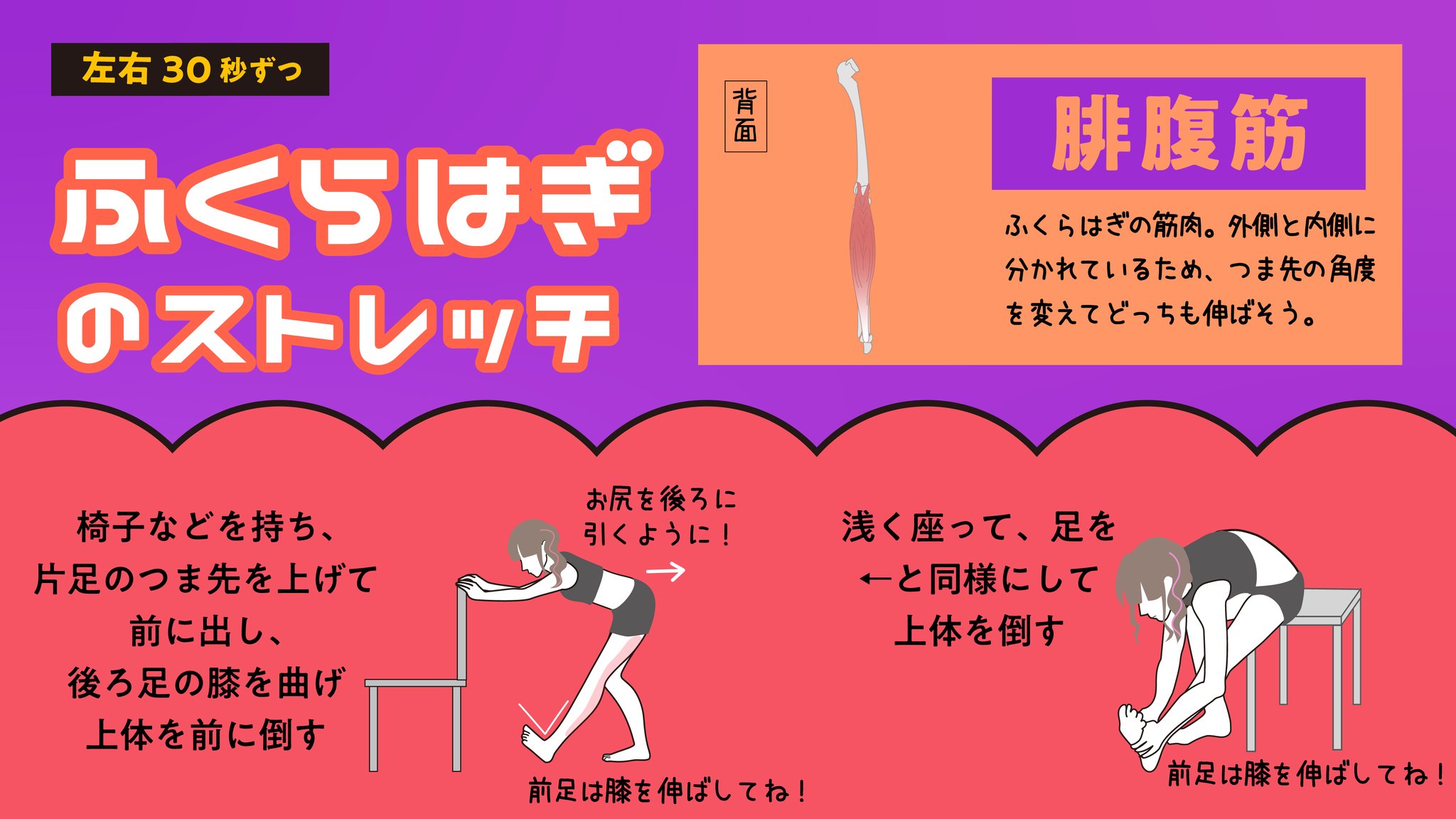 Uzivatel Alinco Fitness 公式 Na Twitteru ふくらはぎストレッチ 普段からよく使う筋肉である ふくらはぎ 疲れが溜まったり むくみが出やすい部位です ストレッチで気持ちよく伸ばして すっきりさせましょう Uzivatel Alinco Fitness 公式 Na Twitteru ふくらはぎストレッチ 普段からよく使う筋肉である ふくらはぎ 疲れが溜まったり むくみが出やすい部位です ストレッチで気持ちよく伸ばして すっきりさせましょう