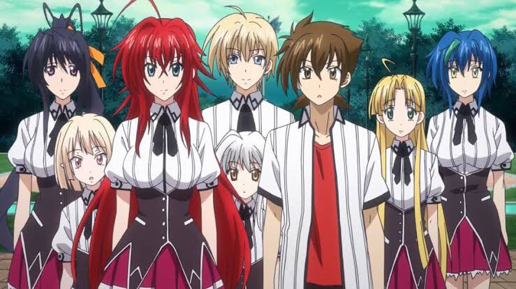 High School Dxd Born (7.5/10)Issei has recurring visions of Raynare that cause him to question the girls around him. After another hectic morning with Rias, Akeno and Asia, Issei discovers that the Hyodo residence has been rebuilt as a six-story mansion.