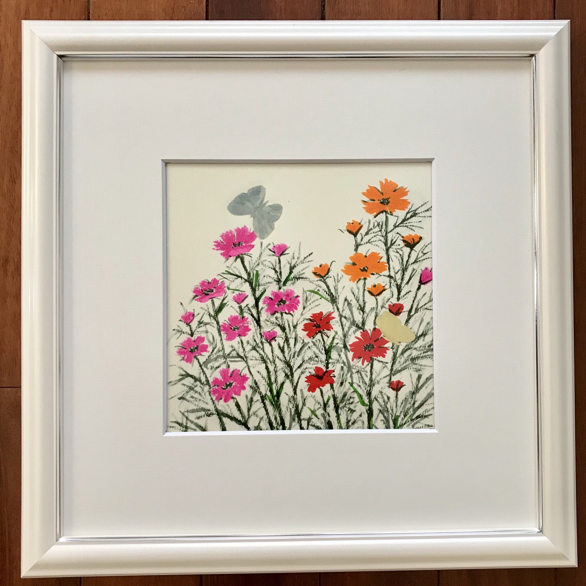 押し花サロン スイートアリッサム 完成 イラストと押し花がマッチして素敵な作品になりましたネ 皆さん イラストがとても上手 押し花 押し花教室 花のある暮らし アートブラッシュ Fabercastell サラサクリップ T Co