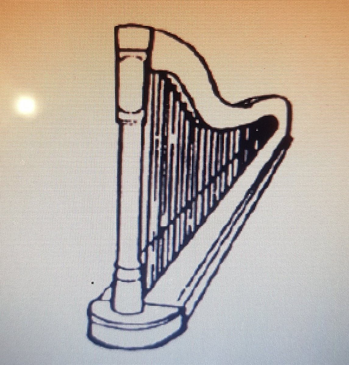 Let's start with an easy one- a language task. In this question you're supposed to look at the picture and name what it is - a harp. How do you think we could adapt it for South Asians? What image would you put?