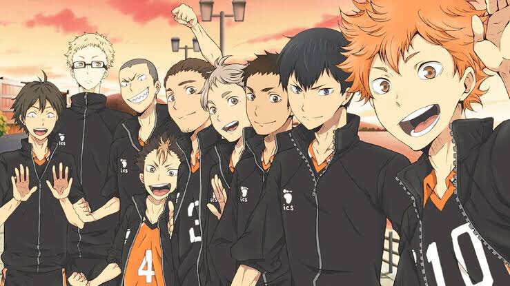 Haikyuu S1 (8.8/10)Hinata is inspired by the Small Giant playing volleyball on TV. Three years later, Hinata goes to his first ever volleyball tournament and his team is paired against Kitagawa Daiichi, the school of Kageyama Tobio, also known as the King of the Court.
