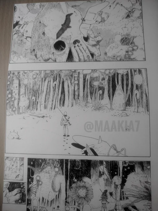 Up fanart manga nausicaa+wip abadi scene howl moving castle.. dulu aku niat banget ya gambar ginian.. heran 