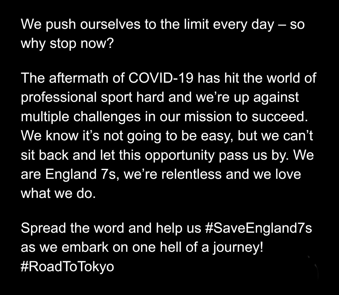 Welcome to England Sevens #RoadToTokyo