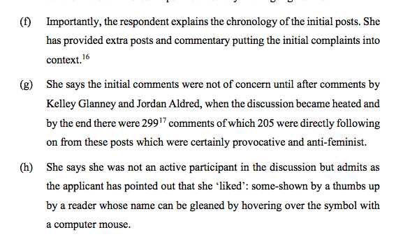 When Beth Rep posted her original apology on FB the debate became heated, after trans rights activists posted. Rep did not participate, but did like some posts.