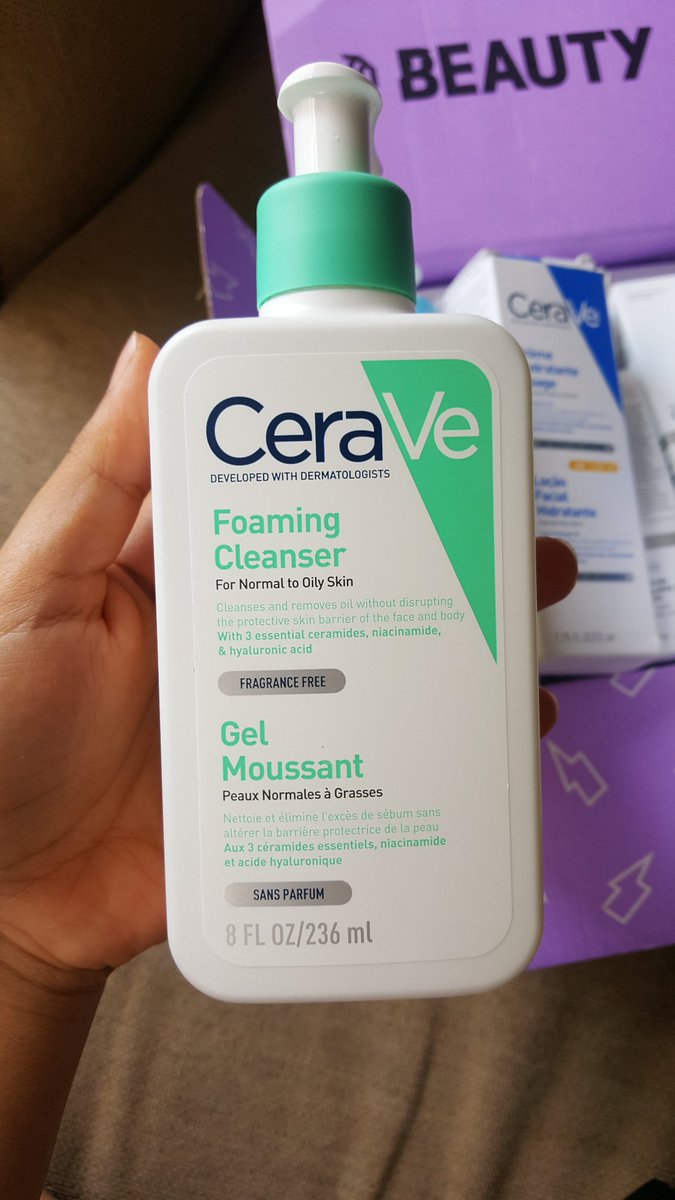 cerave foaming cleanser dm