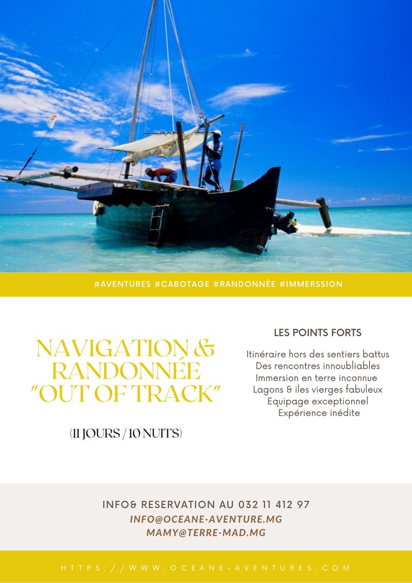 🔥🔥Voici nos sélections de Voyages pour la ré-ouverture de #Nosybe. Des circuits insolites , des expériences inédites &amp; des combinés d'activités terre-mer hors des sentiers battus. Mais c'est aussi des adresses de charmes,des guides érudits et une assistance disponibles 24/24