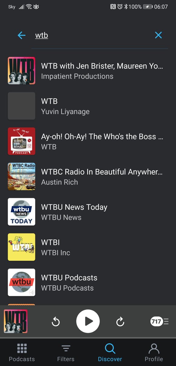 santarc's tweet photo. @allysonjsmith @sharonjoste @wtb_podcast @JenBrister @maureenyounger @acast @ApplePodcasts Accidentally subscribed to wtbu news.  Your episode is much funnier. https://t.co/trSlOzuli1