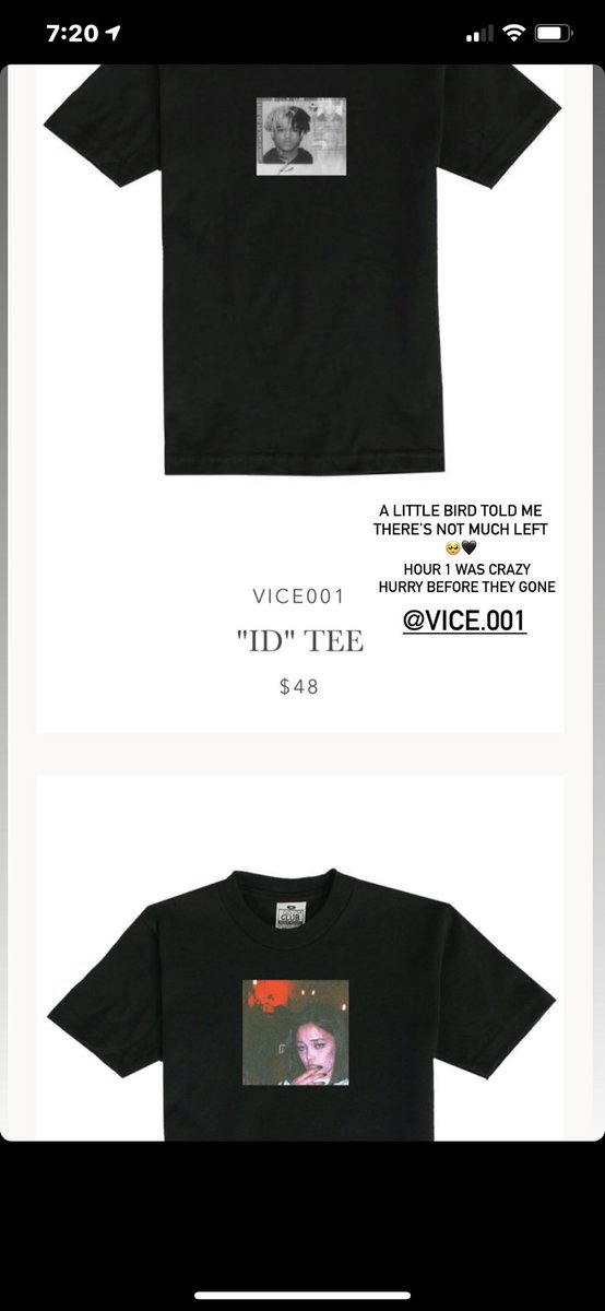 vice_001's tweet photo. The first hour was crazy! Not much left so grab while you can 🖤 https://t.co/kPpZlUFveD