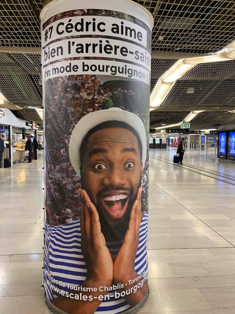 Un week-end bourguignon? Le #Tonnerrois s’expose #garedelyon 👌🏻 bon vendredi! 🍀