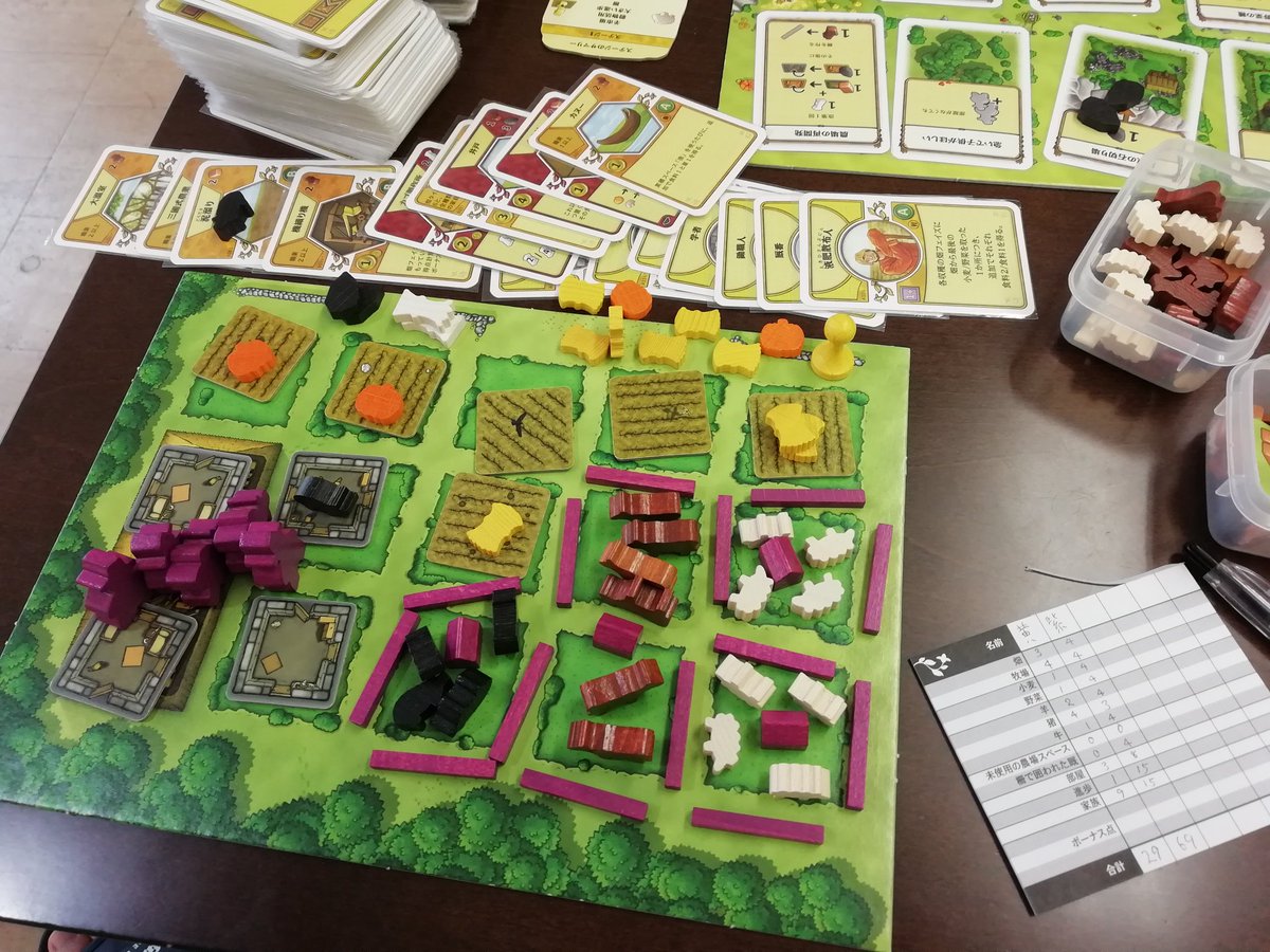 プランゾーン 5 30 日 アグリコラ会 本日も営業しております 毎週金曜夜8時は週末ゲーム 会です 今日はいつもやってる アグリコラ か 5人以上集まるなら ブレーキングアウェイ で遊ぼうと思います どちらもわりと長めですが 遊びたい方はどうぞ