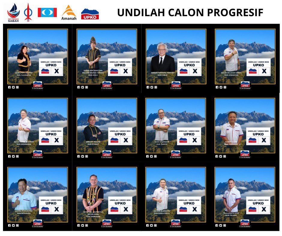 owesemboi's tweet image. UPKO #progresif #disinibersamamu #warisanPLUS @madiustangau @nelsonangang @EwonBenedick  @FelixJSaang