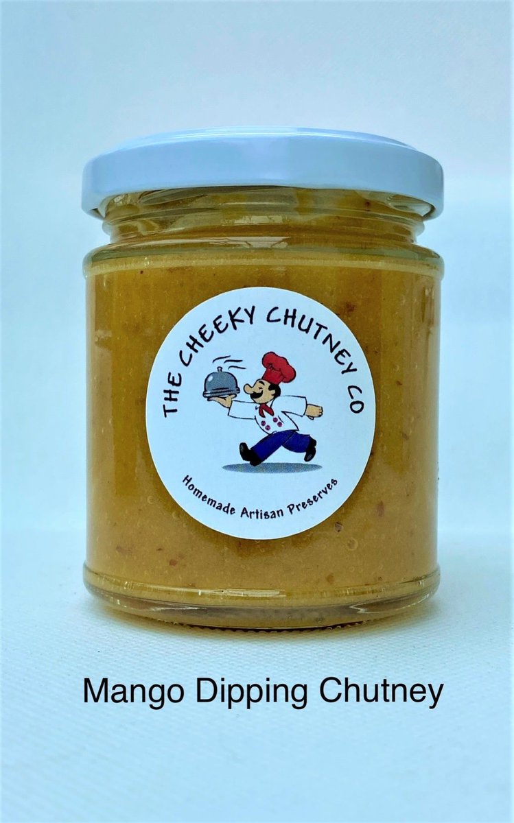 CheekyChutney's tweet photo. Cheeky’s Delicious Mango Dipping Chutney, perfect with poppadoms or with crackers. 
#artisan #homemade #chutney https://t.co/k1GWUswm0d