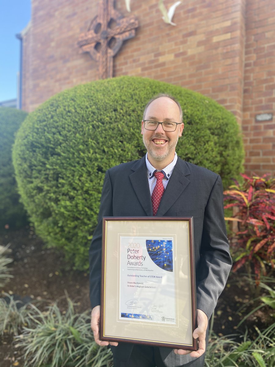 Congratulations to Mr Shane MacDonald who has just been awarded the prestigious Peter Doherty Outstanding Teacher of STEM Award #DohertySTEMAwards