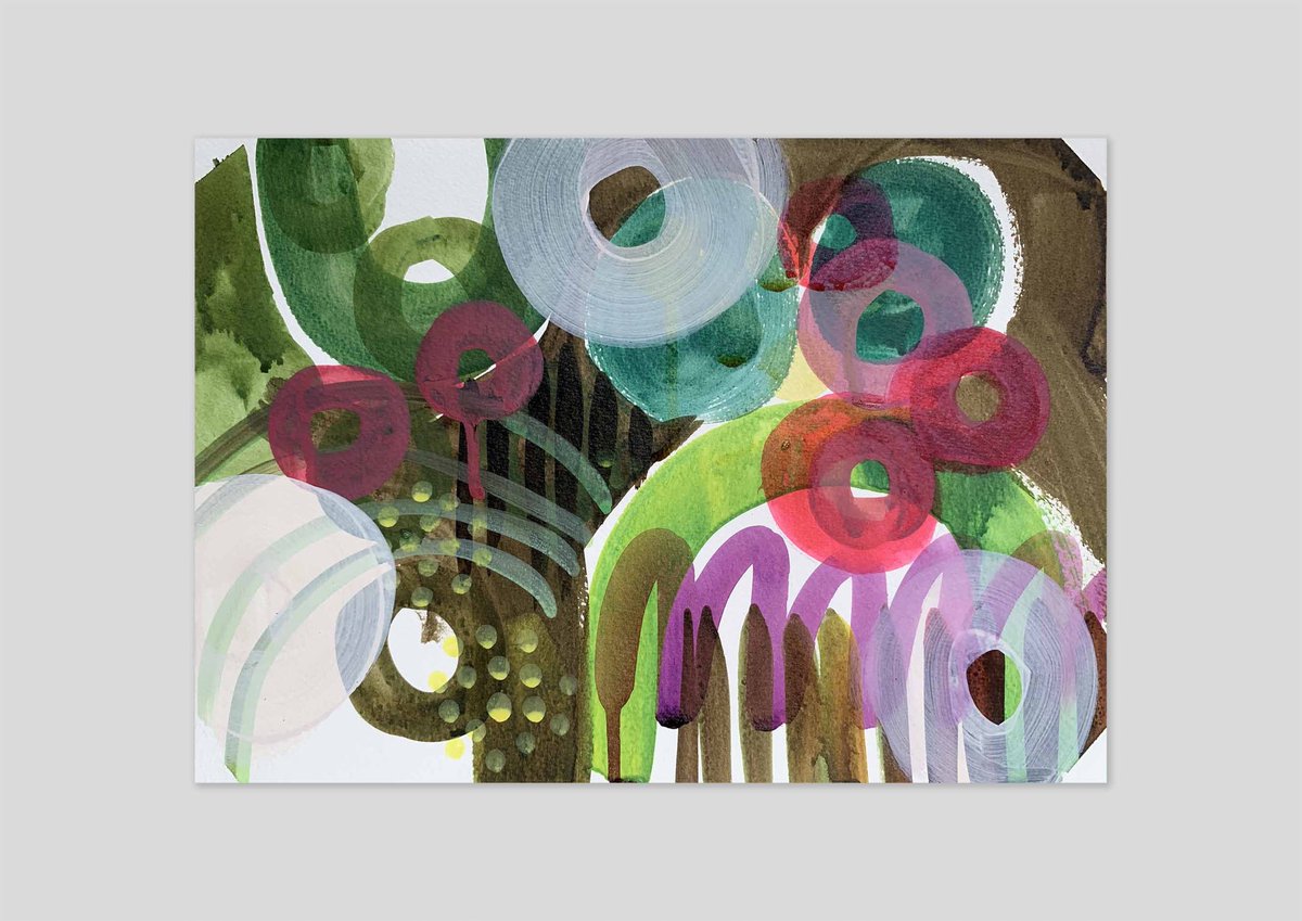 Green Brown Pink. 
Original abstract painting on paper.
.
Buy me! etsy.me/3ik0a2n
.
#art #artist #abstractart #garden #plants #plantbased #buyartfromartists #painting #paint #originalart #plantpainting #plantart #botanicalart #gardenpainting #gardenart #artforsale