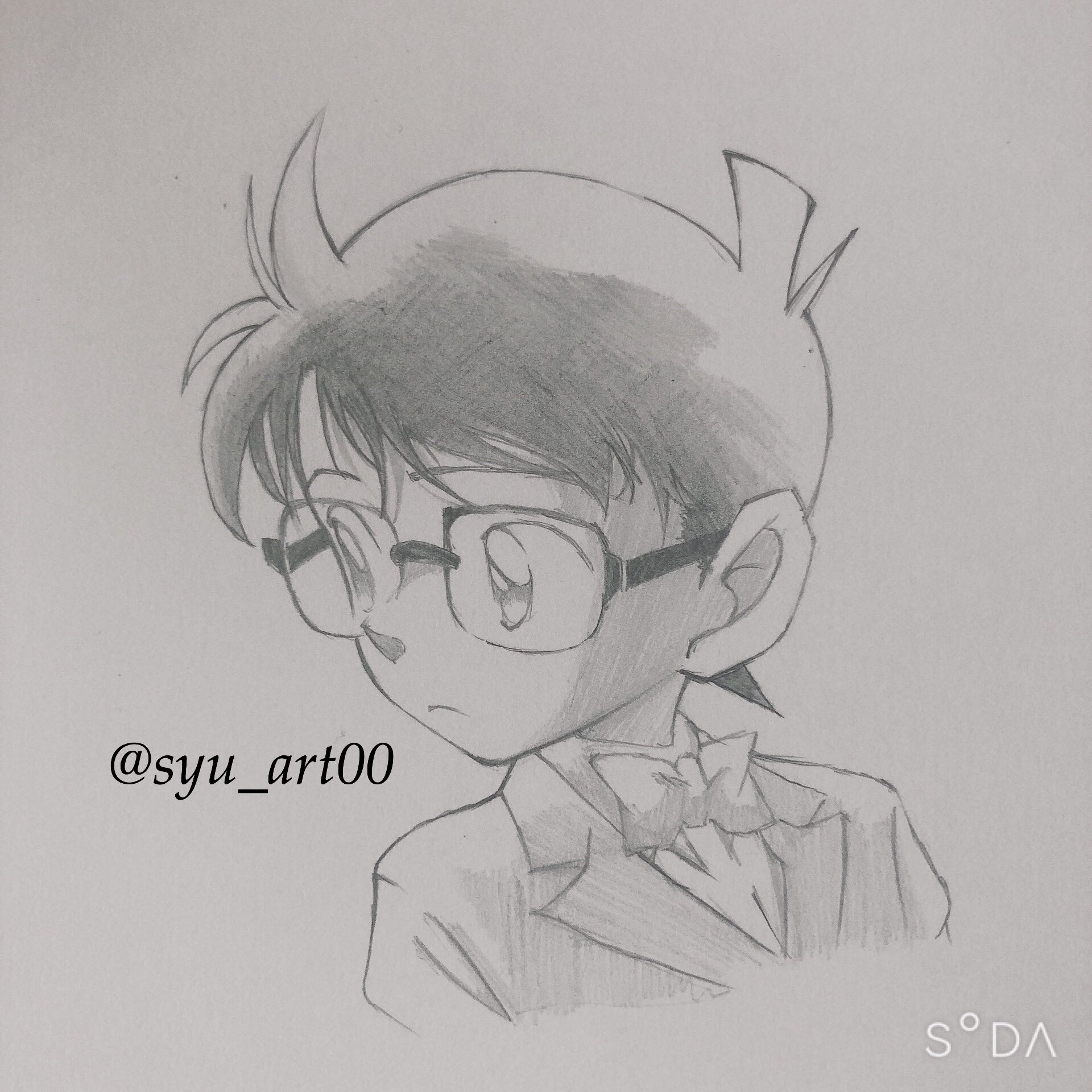 Syuka コナン君描きました コナン コナンイラスト 模写 T Co Wtntro41e3 Twitter