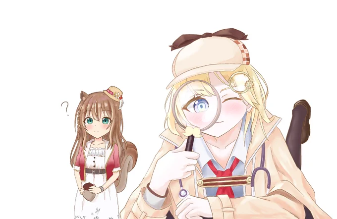 #hololiveEnglish #holoMyth 
#GambaRisu 
You can use this image if you have something you want to investigate. 