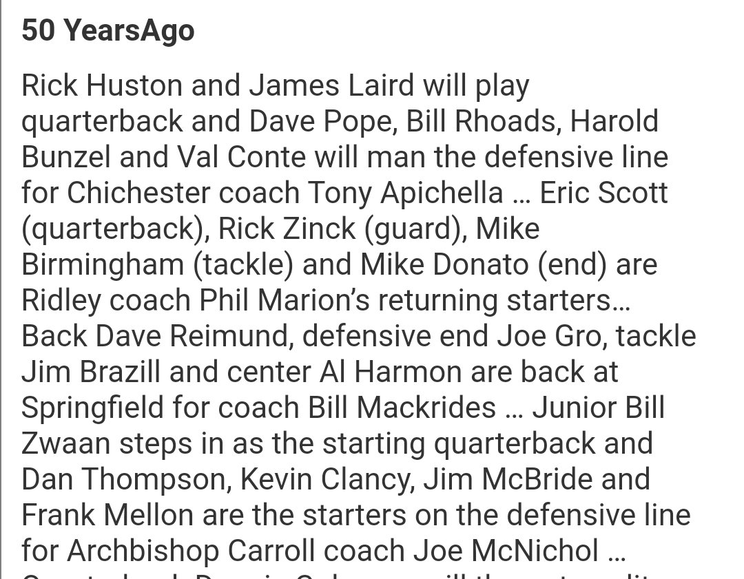 HavenGridiron's tweet photo. Check out Coach Clancy and other #HavenGridironGreats https://t.co/5SLLJxhZY8