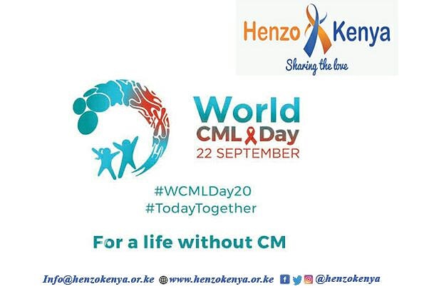 HENZOKENYA's tweet photo. CML Day is an event observed worldwide every year on 22nd Sep. 9/22 represents the geentic change of chromosomes 9 and 22 that is the cause of CML disease.

#henzokenya #sharingthelove
#cmlawareness #Chronicmyeloidleukemia
#CMLday https://t.co/1TCaRoEbyj