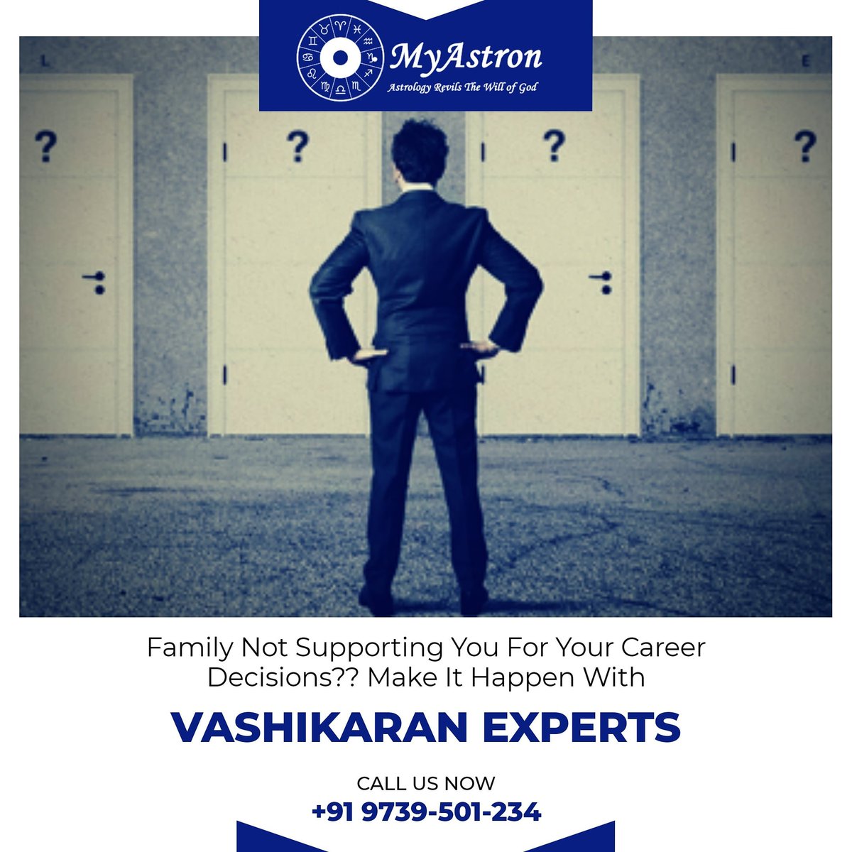 myastron's tweet photo. Family Not Supporting You For Your Career Decisions?? Make It Happen With #VashikaranExperts.
Consult Our Expert Today!
+91 9739-501-234
Visit Our Website: https://t.co/vUYjs5gUH8
.
.
#myastron #solveproblem #careerproblem #career #Problem https://t.co/6Dizq4Q7yo