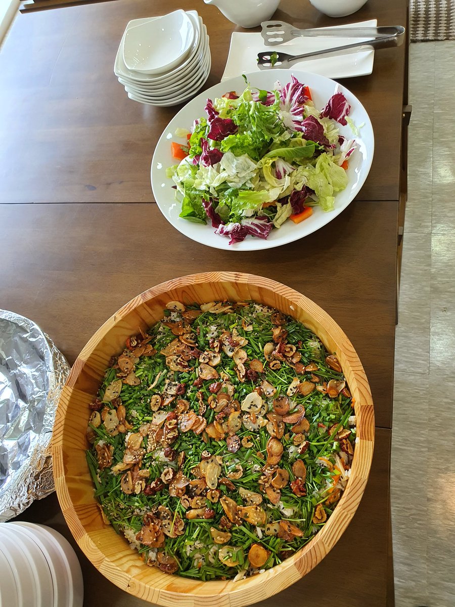 영양버섯밥&amp;샐러드