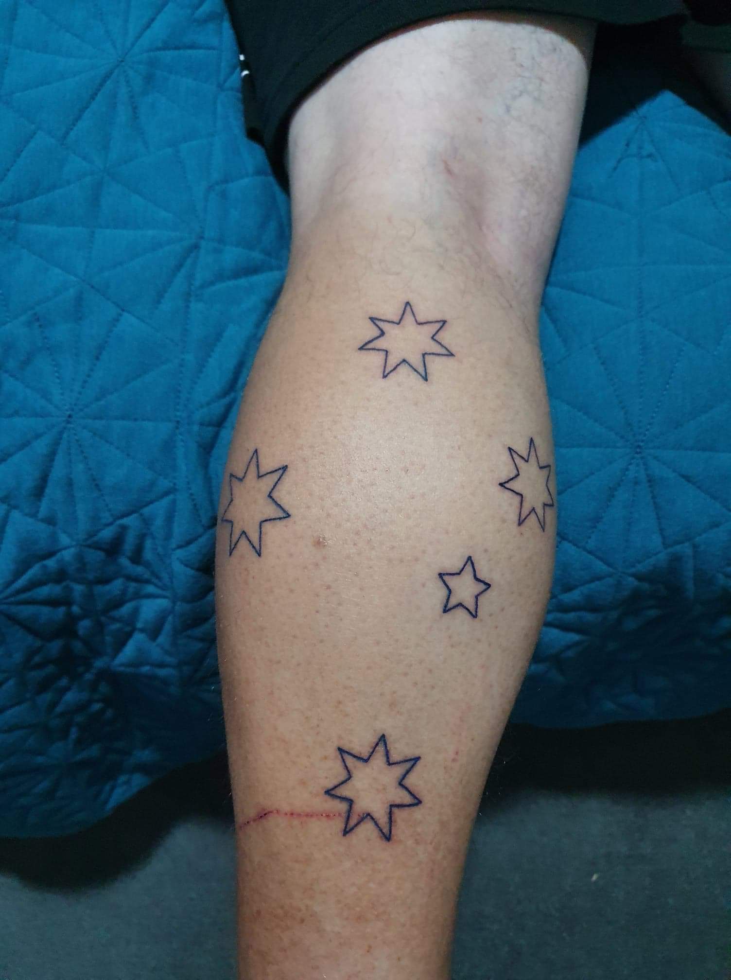 55 Awesome Cross Army Tattoos On Leg