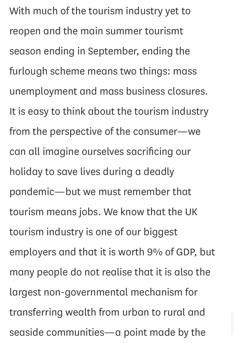 BH&HPA (@bhhpa) on Twitter photo .<a href="/alexsobel/">Alex Sobel MP for Leeds Central and Headingley</a> Tourism “largest non-governmental mechanism for transferring wealth from urban to rural & seaside communities...need a targeted extension to the furlough scheme to protect our most vulnerable workers and industries through this critical time”
hansard.parliament.uk/Commons/2020-0… .<a href="/alexsobel/">Alex Sobel MP for Leeds Central and Headingley</a> Tourism “largest non-governmental mechanism for transferring wealth from urban to rural & seaside communities...need a targeted extension to the furlough scheme to protect our most vulnerable workers and industries through this critical time”
hansard.parliament.uk/Commons/2020-0…