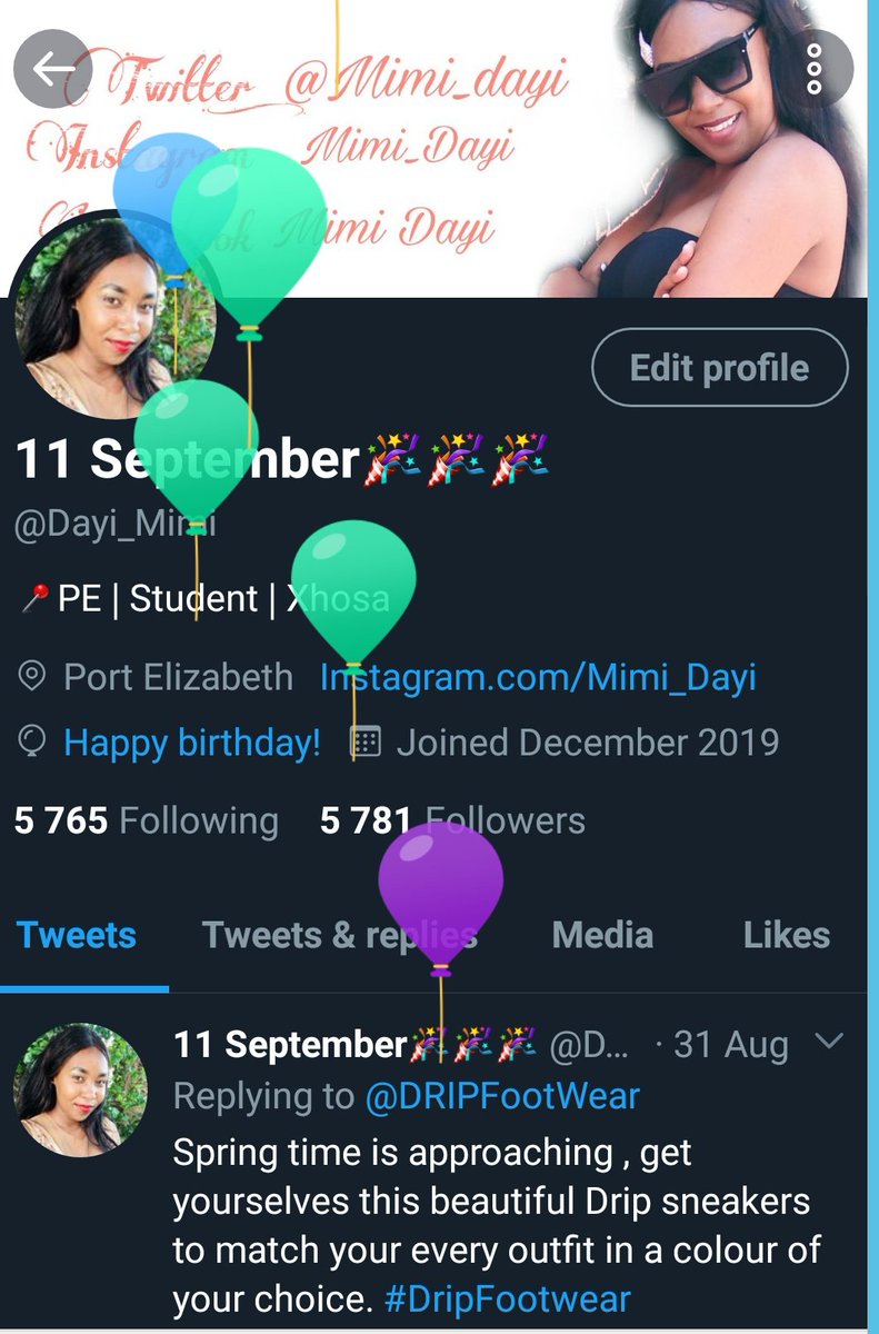 Dayi_Mimi's tweet photo. Someone got balloons today 🎂🎉🎉 https://t.co/buhqocQICf