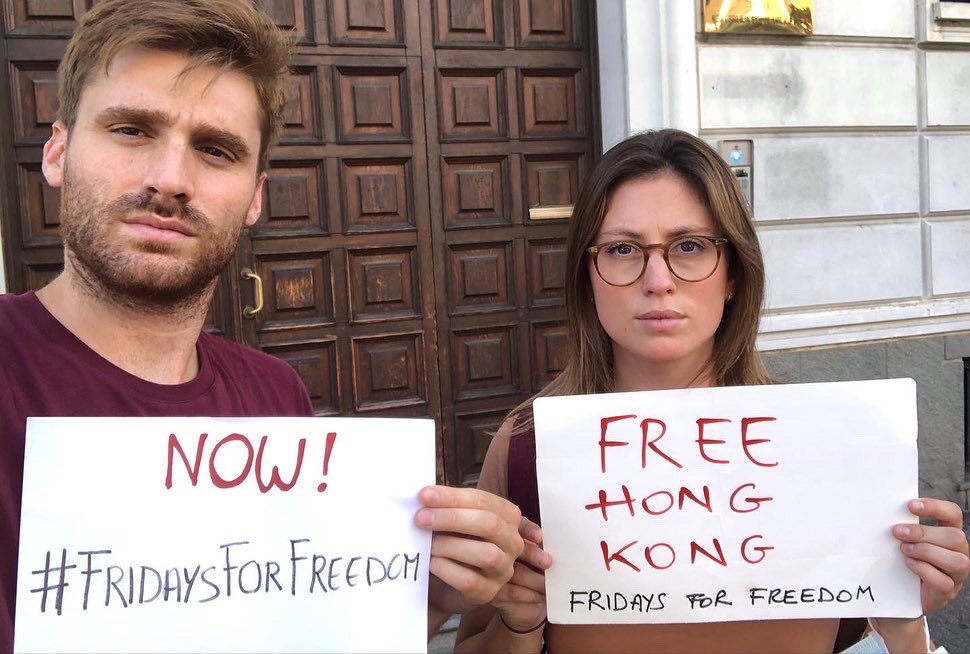 Venzon_Andrea's tweet photo. TODAY IS #FRIDAYSFORFREEDOM!

Join us in front of Chinese Embassies around the world: let’s fight back.

👉 https://t.co/AfN6ChLsbF

#StandWithHongKong https://t.co/P9Qp85nIsX