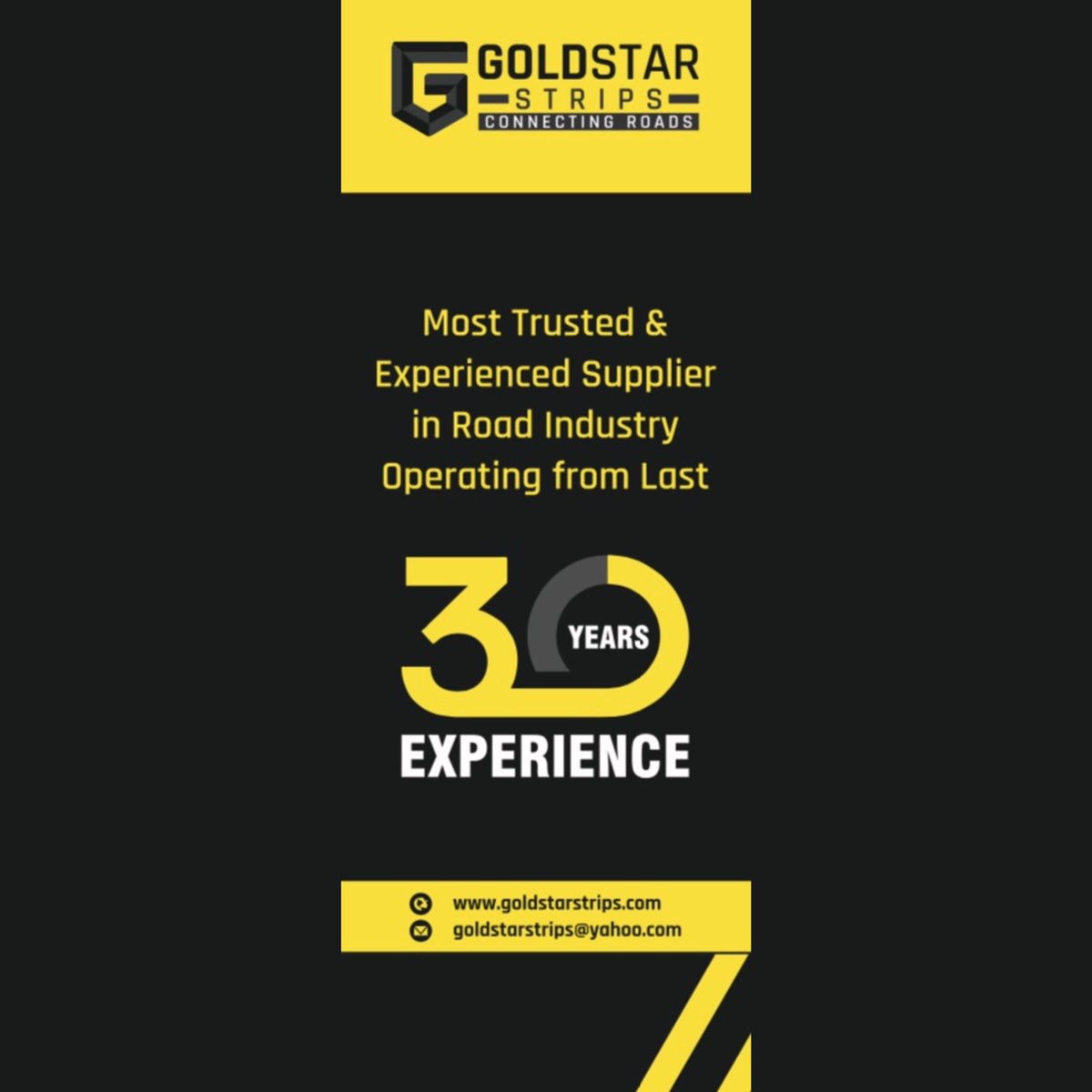 GujStrips's tweet photo. Goldstar Strips is most experienced supplier in road industry serving all over India since 30 years. 

•Retro-Reflective Traffic Sign Boards.
•Aluminium Sheets
•Authorised 3M Convertor. 

#retroreflective #signboard #Trafficsignboards #aluminium #3M https://t.co/94ecmPoKBQ